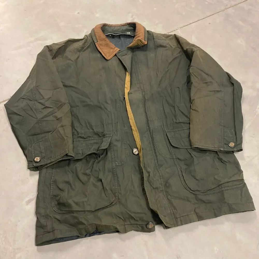 vintage y2k green chore jacket